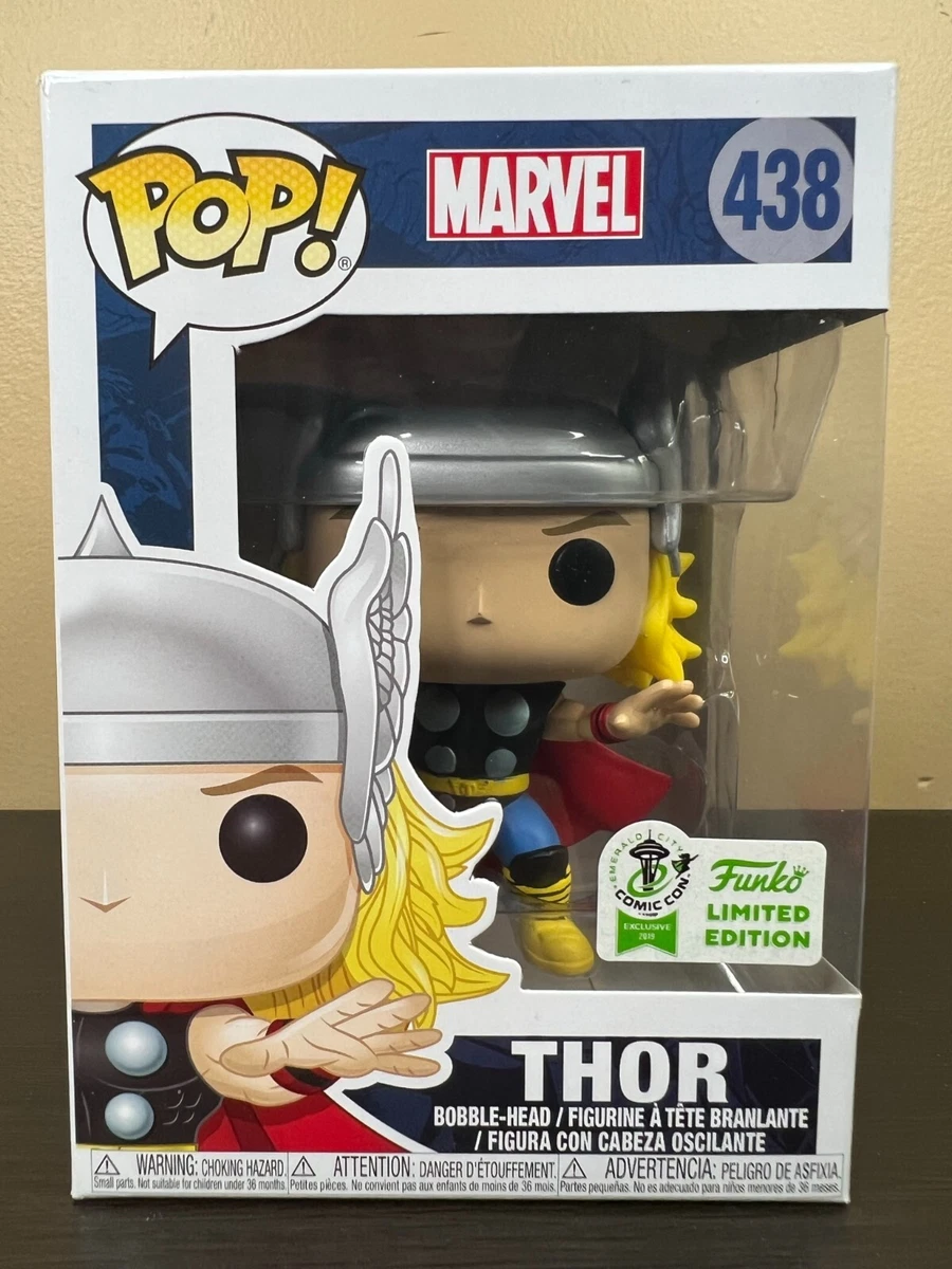 Funko POP Marvel Thor Classic 438 2019 ECCC Exclusive eBay