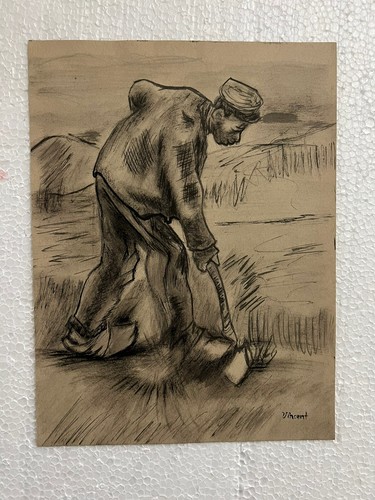 Vincent Van Gogh - Amazing Ink Paper - Signed - Stamped - A1