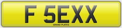 SEX NUMBER PLATE F5 EXX F SEX CHERISHED CAR REGISTRATION SEXY SEXUAL SEXIST SEX