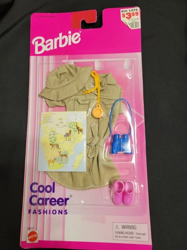 VINTAGE Barbie Cool Career Fashions Safari Guide Zookeeper outfit Mattel  MIP