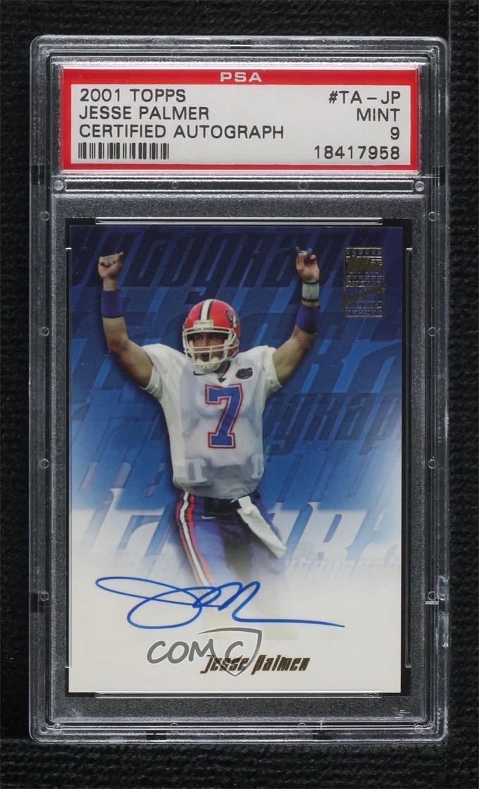Jesse Palmer Topps Certified Autograph #TAJP Certified Autograph