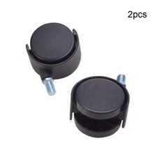 10mm Dia Twin Wheel 360 Degree Rotatable Furniture Swivel Caster Load Rating