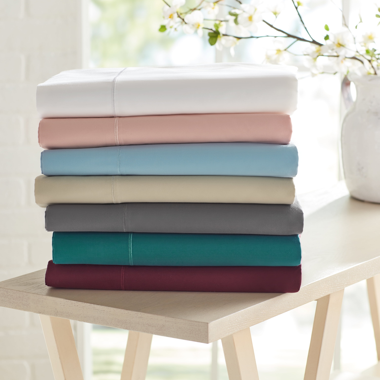 Better Homes & Gardens 400 Thread Count Hygro Cotton Bed Sheet Set, Queen, Grey eBay