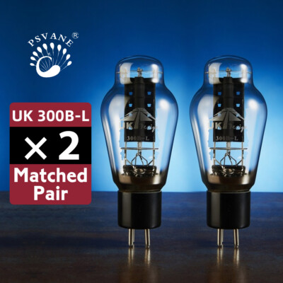 2PCS PSVANE UK 300B-L Matched Pair Tube Replace GV EH JJ 2PCS PSVANE UK 300B-L Matched Pair Tube Replace GV EH JJ