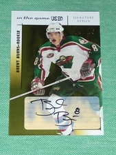 2003-04 ITG Used BRENT BURNS GOLD /25 Signature Series AUTO ROOKIE NORRIS WIN!  