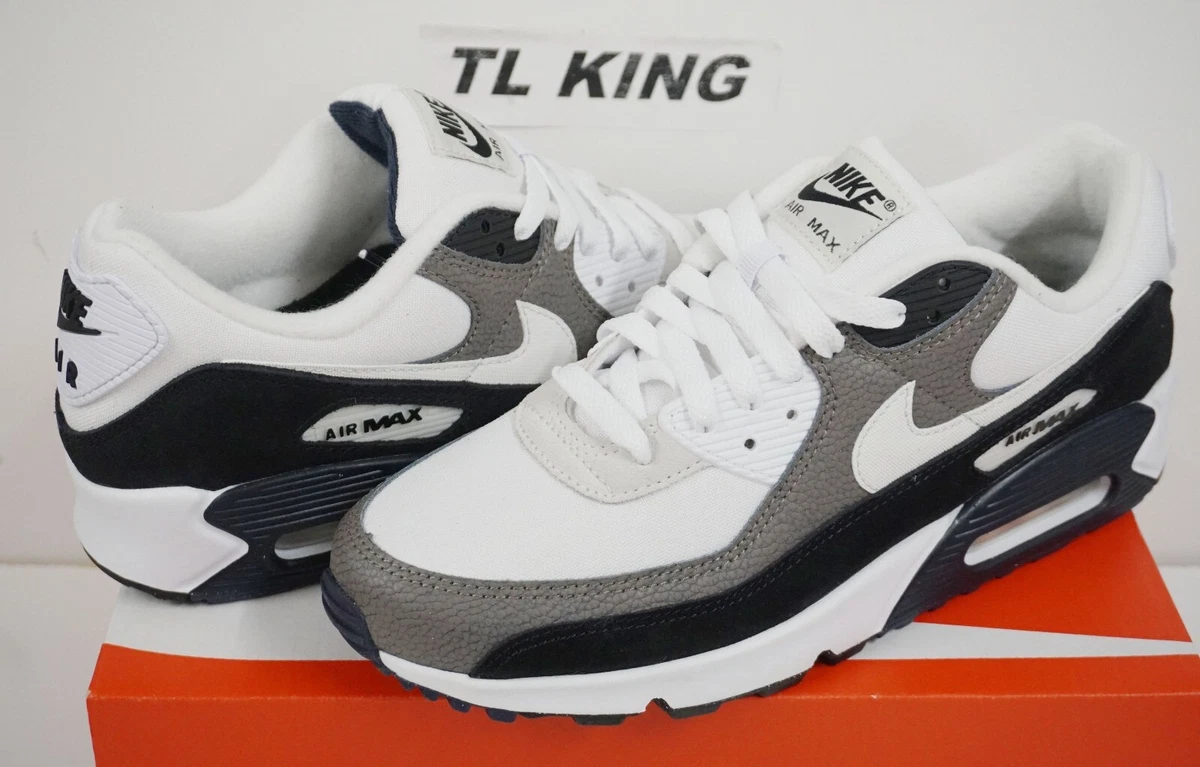 Nike Air Max 90 Flat Pewter Grey Obsidian Blue White Black Limited DS DZ3522 002