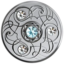 2020 Canada $5 Birthstones: March - Pure Silver Coin