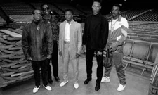 Michael Bivins, Johnny Gill, Ricky Bell, Ronnie Devoe and Ralph T- 1988 Photo