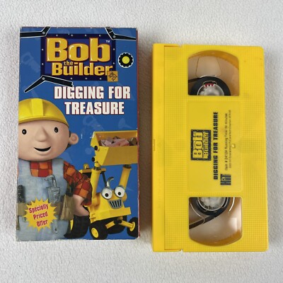 Bob the Builder Digging For Treasure VHS 2003 Kids Cartoon Video