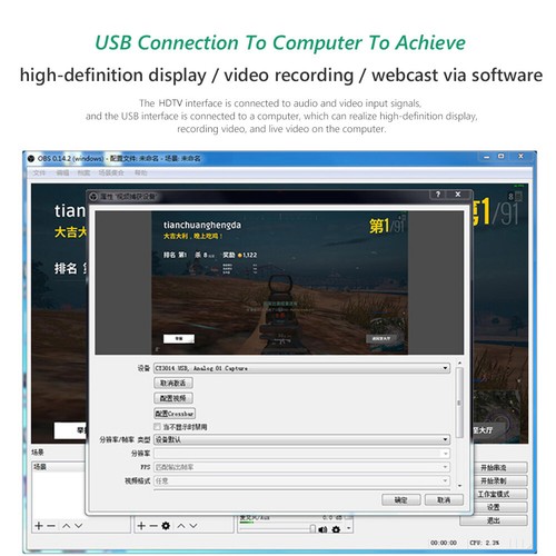 Carte d\'acquisition vidéo 4K compatible HDMI vers USB 2.0, pour jeu PS4, DVD, c - Photo 9/11