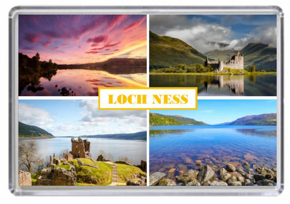 Loch Ness Scotland Fridge Magnet 02