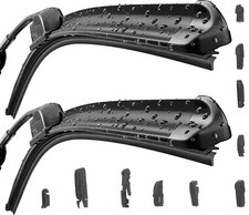 COPPIA SPAZZOLE TWIN TERGICRISTALLI AERO FIAT PUNTO 188 07/99 a 12/2010 MACCHINA