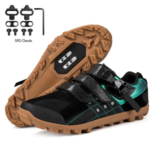 Winter MTB Cycling Sneaker with SPD-SL Cleat Men's Off-Road Bicycle Outdoor Shoe - Picture 26 of 34