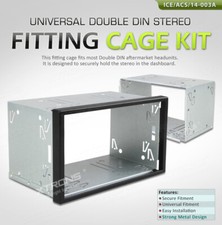 Universal 2 DIN Stereo Radioblende Einbaurahm...