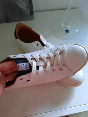 s.Oliver Herren Sneaker Freizeitschuh Turnschuh Halbschuh Gr 44 weiß NP 60 ,- 