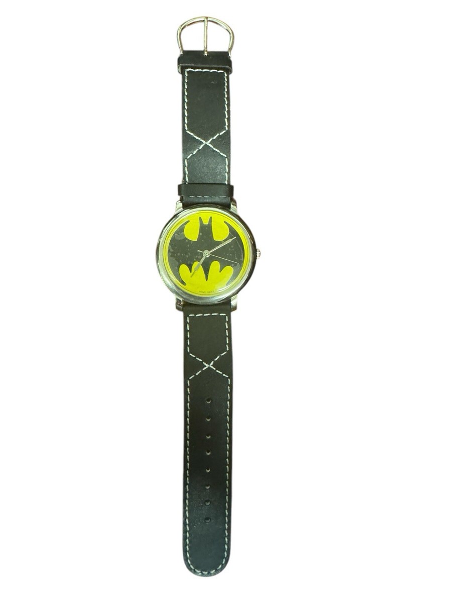 FOSSIL BATMAN BA-6314 Genuine Leather Quartz Analog Men's Watch | eBay