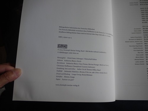 Giuliano Pedretti: Eine Monografie by Christoph Merian Verlag, Basel, 2004. Hard - Picture 4 of 12