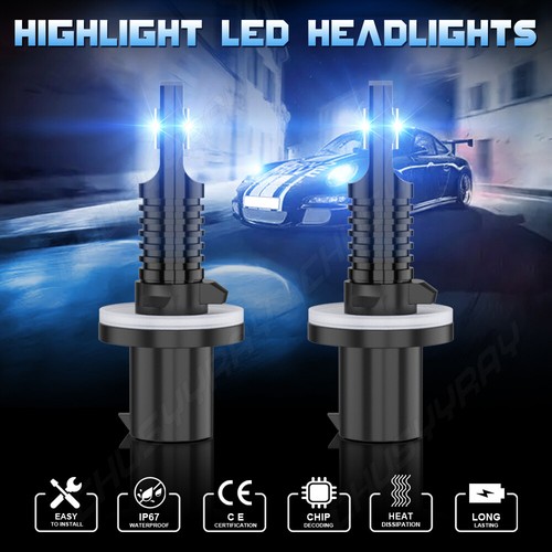 2PC 880 LED Fog Light Bulb DRL 8000K Xenon Ice Blue High Power 890 892 893 899 - Picture 8 of 23