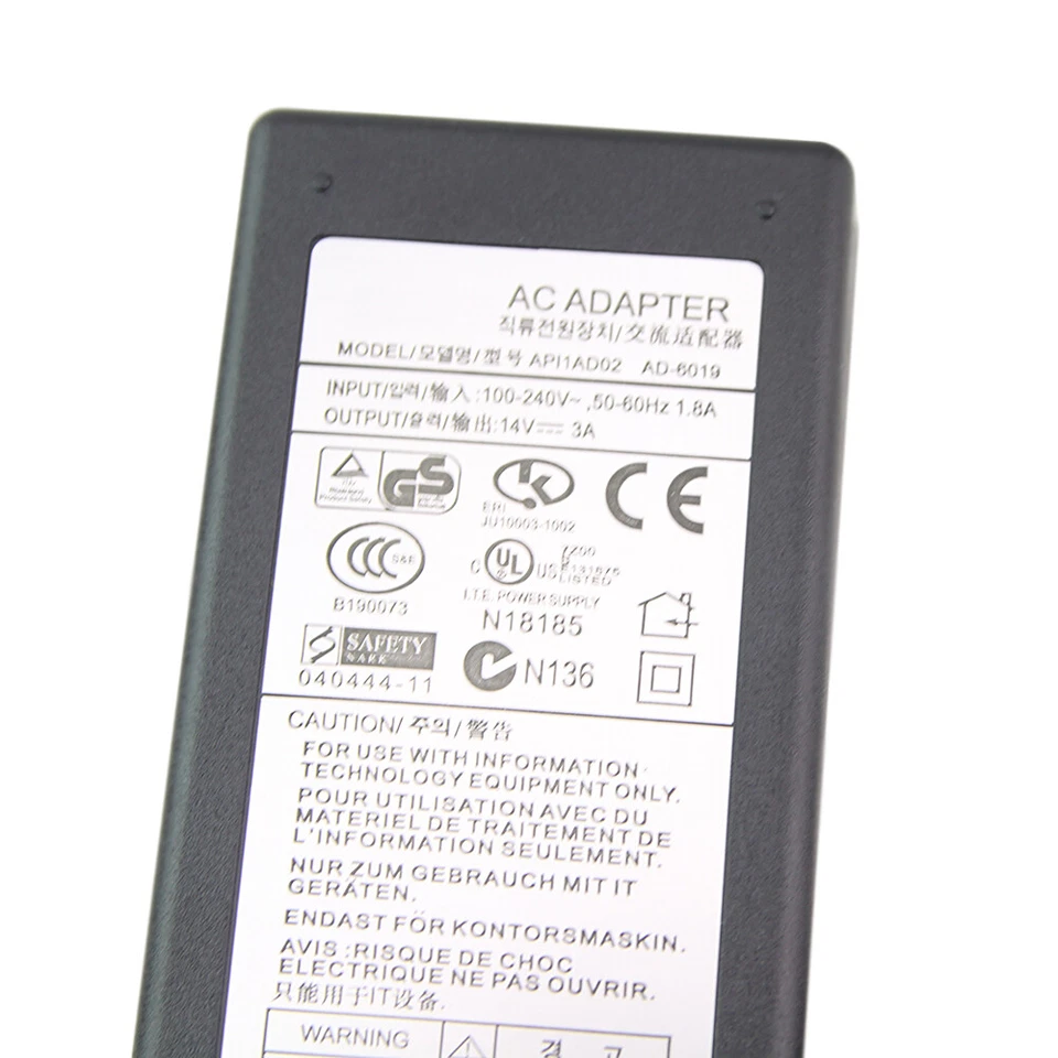 For Samsung S32E511C S24E510C S27E500C Monitor Power Aadapter Charger 14V 3A - Image 3 of 4