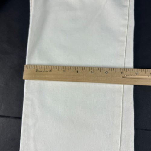 VTG 80s Levi's Girls 12 Reg 31333-3522 Slim Boot Cut Ankle Beige Polyester Pants - Picture 21 of 24