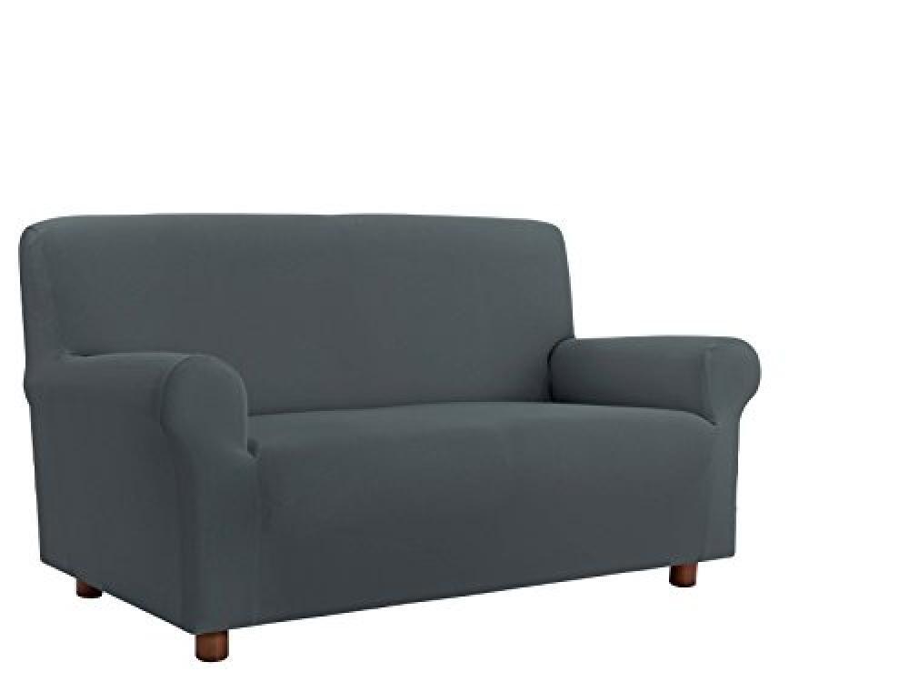 (TG. 4 Posti) Italian Bed Linen CDPBGRIGIO4P Copridivano, 96% Poliestere/ 4% Ela