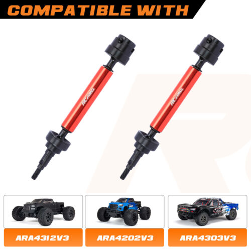 2x F/R CVD Slider Antriebswelle für Arrma Big Rock Granite Senton Vorteks 3S Mega - Bild 2 von 10