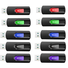 5/10Pack USB2.0 Flash Drives 2G/4G/8G/16G/32G/64G Thumb Drive Memory Stick