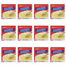 SOUP SECRETS Lipton Extra Noodle Soup 🍜 4.9 oz 2 ct, Pack of 12