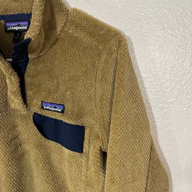 Pullover polar Patagonia para mujer Re-Tool Snap T tostado pequeño Polartec Foto 4 de 4
