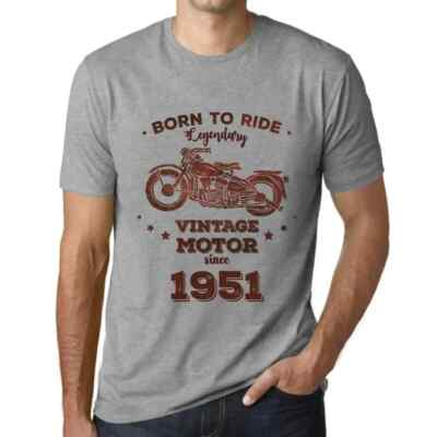 ULTRABASIC Herren T-Shirt geboren, um einen legendären Motor seit 1951 zu fahren Born