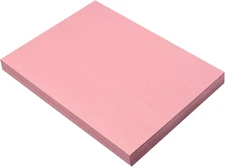 (Formerly Sunworks) Construction Paper, Pink, 9" X 12", 100 Sheets