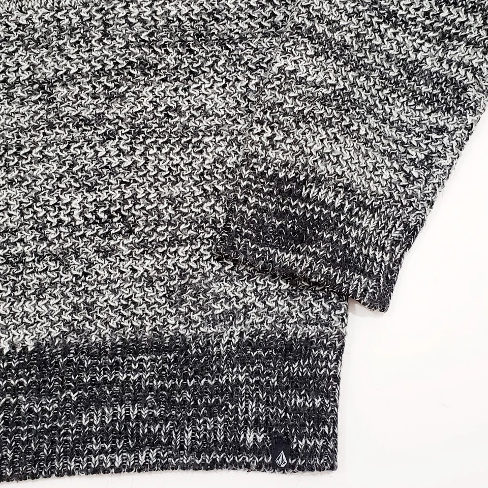 VOLCOM B0731606 CruisinOn Jumper Mix Knit Sweater Wool Blend Gray Marl Melange L - Image 4 of 4