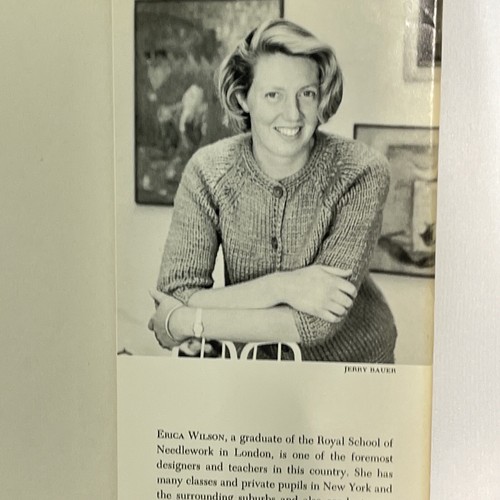 Erica Wilson CREWEL EMBROIDERY Hardback Book Illustrations Photographs - Picture 11 of 12
