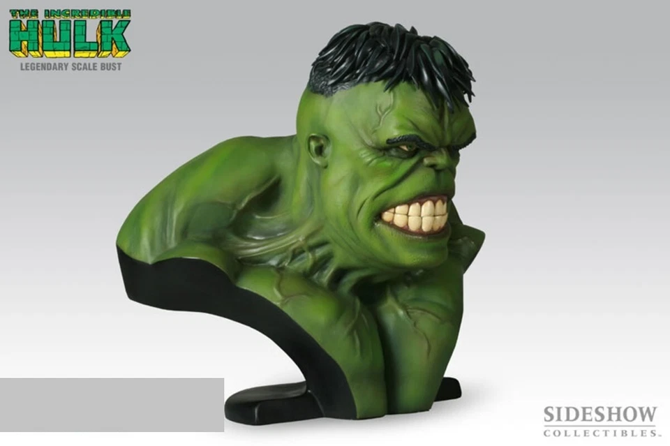Increíble Hulk Legendario Escala Busto Sideshow Coleccionables Vengadores Estatua Película Foto 4 de 4