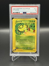 Spinarak 111/147 Aquapolis Regular PSA 5 on eBay