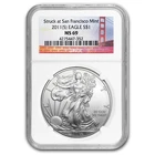 2011 (S) Silver Eagle MS-69 NGC (Golden Gate Label)