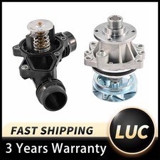 For BMW 323i 328i 330i 528i X3 X5 Z4 Water Pump w/ Thermostat Housing Assembly