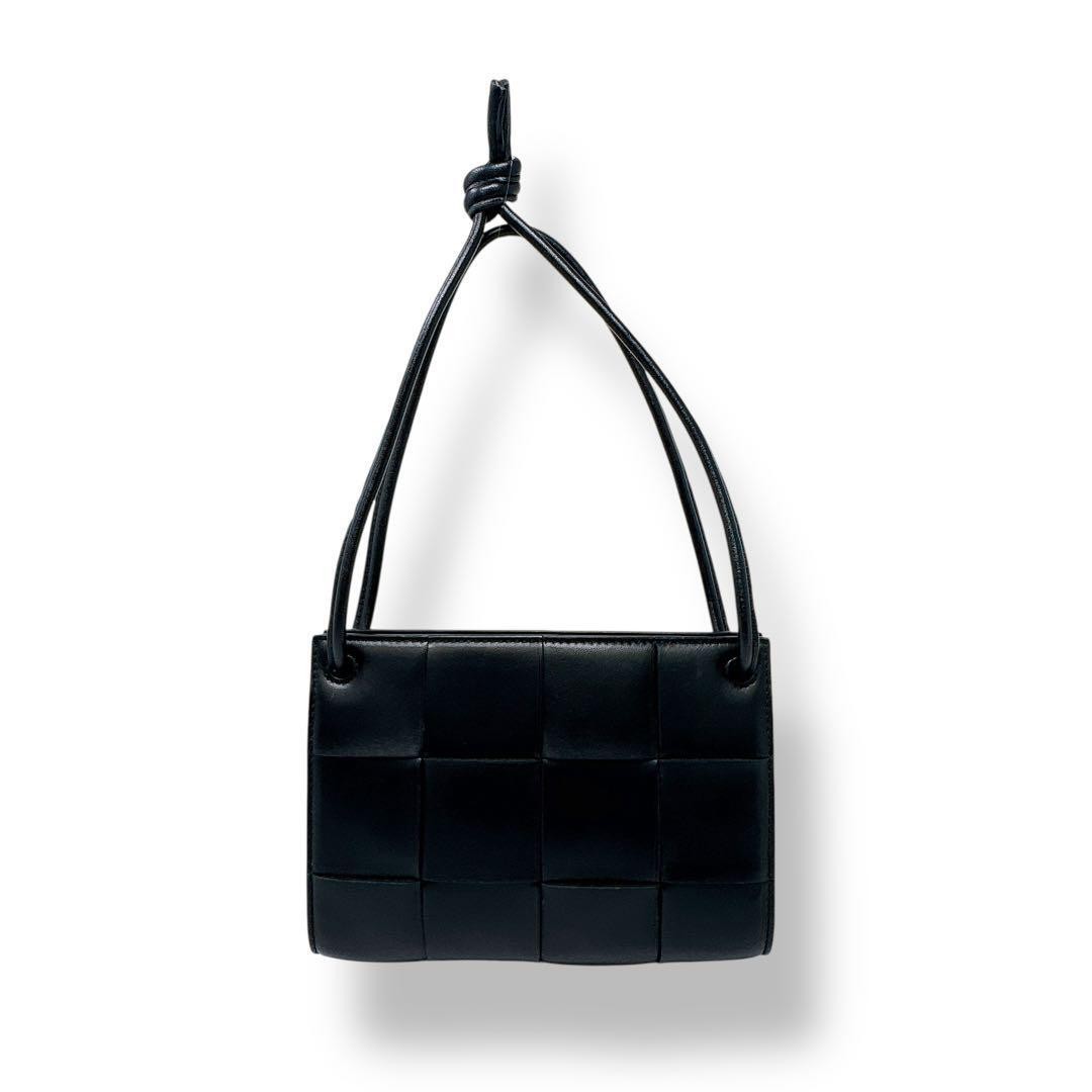 Bottega Veneta Cassette Shoulder Bag Mini Black Authentic thumbnail 2