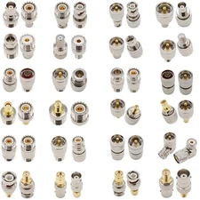 UHF Adapter Kits, SMA to BNC Connector, 24-Pack RF Coaxial Connectors Set, UH...