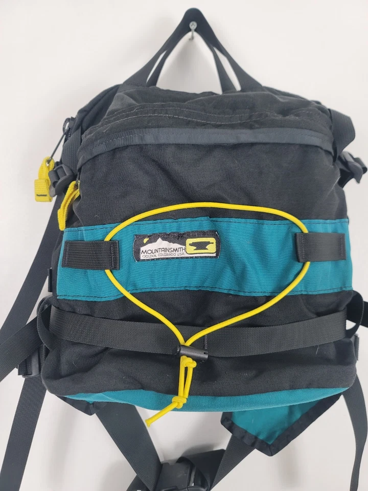 Mountainsmith Green Black Lumbar Back Waist Fanny Day Pack Bag Hiking - Image 2 of 4