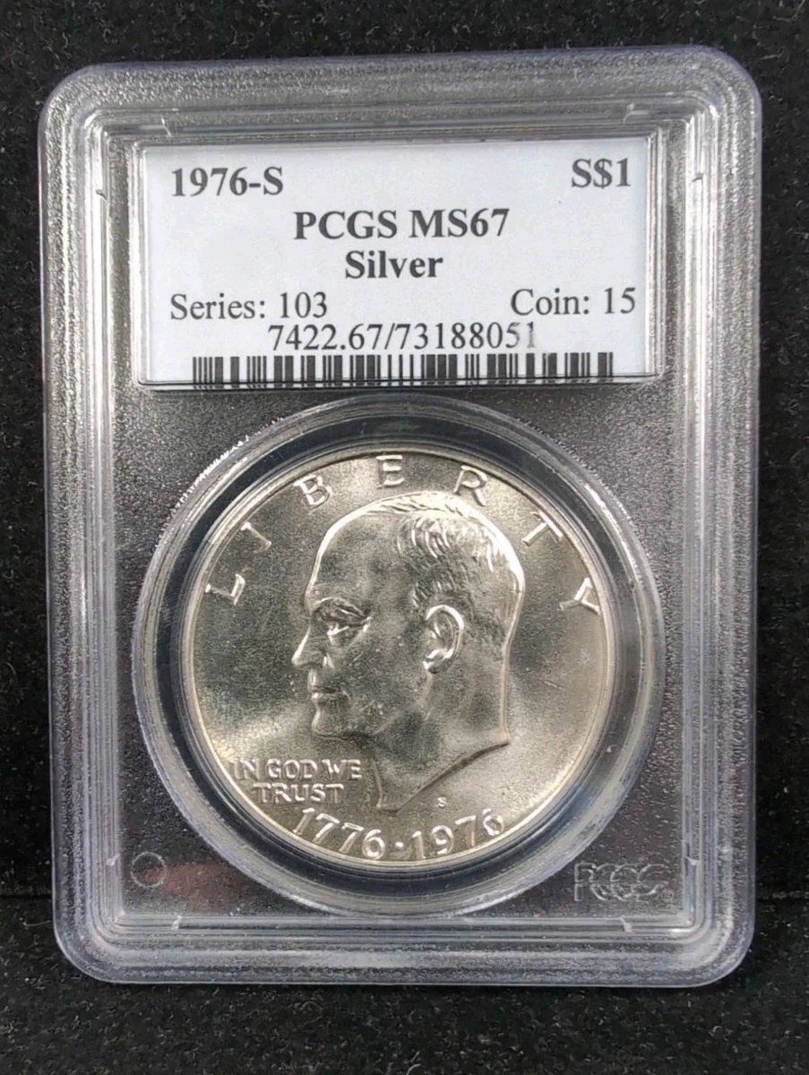 MS 67 Graded 1976 Eisenhower Dollars (1971-1978) for sale | eBay