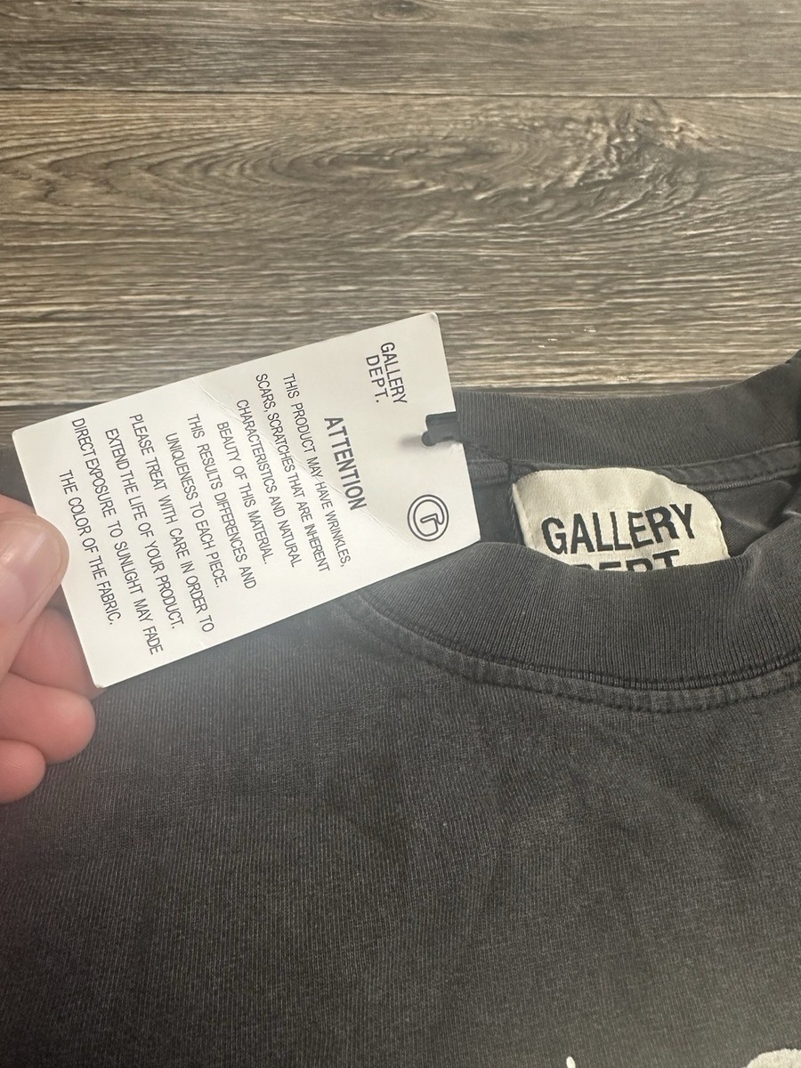 Chemise En Cuir Gallery Dept. Pour Homme - Noire - Taille XS (tombe Large) - NEUVE Sans étiquettes