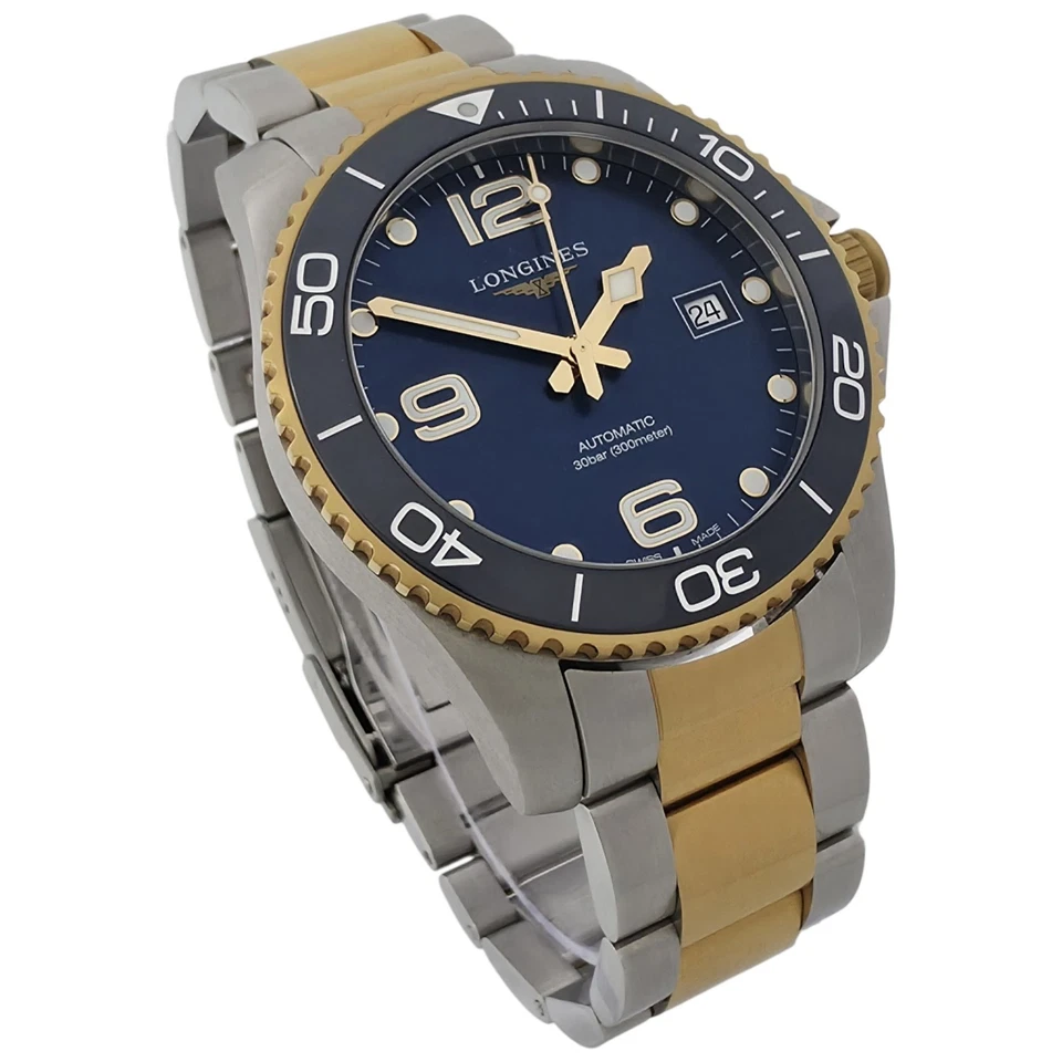 Longines Hydroconquest 41mm Mens Watch Blue Dial L3.781.3.96.7 Full Set (1568), photo 3 of 5