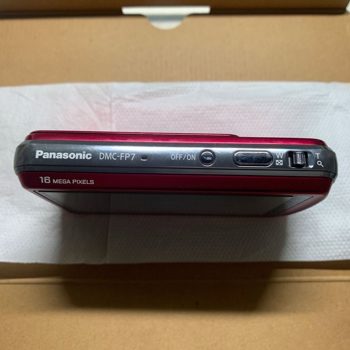 Panasonic LUMIX DMC-FP7 Red 16.1MP Compact Digital Camera Japan