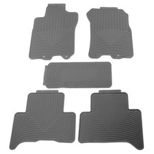 Compatible with 2007-2014 Toyota Cruiser Floor Mats, Gray Latex All Weather Car