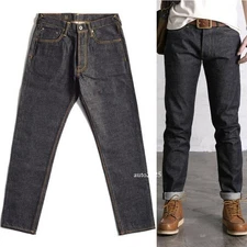 Red Tornado 2000T 14oz Selvedge Denim Pants Men Cotton Jeans Workwear Slim