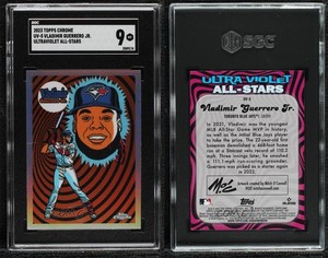 2023 Topps Chrome Ultraviolet All-Stars Vladimir Guerrero Jr #UV-5 SGC 9 MINT