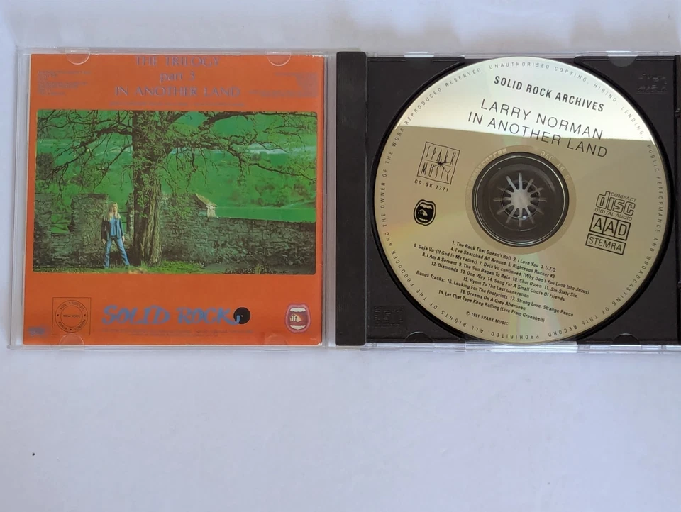 Larry Norman In Another Land компакт-диск The Complete Trilogy том 3 христианский рок 1976 - Изображение 3 из 4