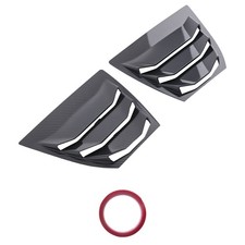 Carbon Fiber Look Side Louvers For Mazda 3 Axela 2014-2018 Window Abs Carbon Fiber Look Side Louvers For Mazda 3 Axela 2014-2018 Window Abs