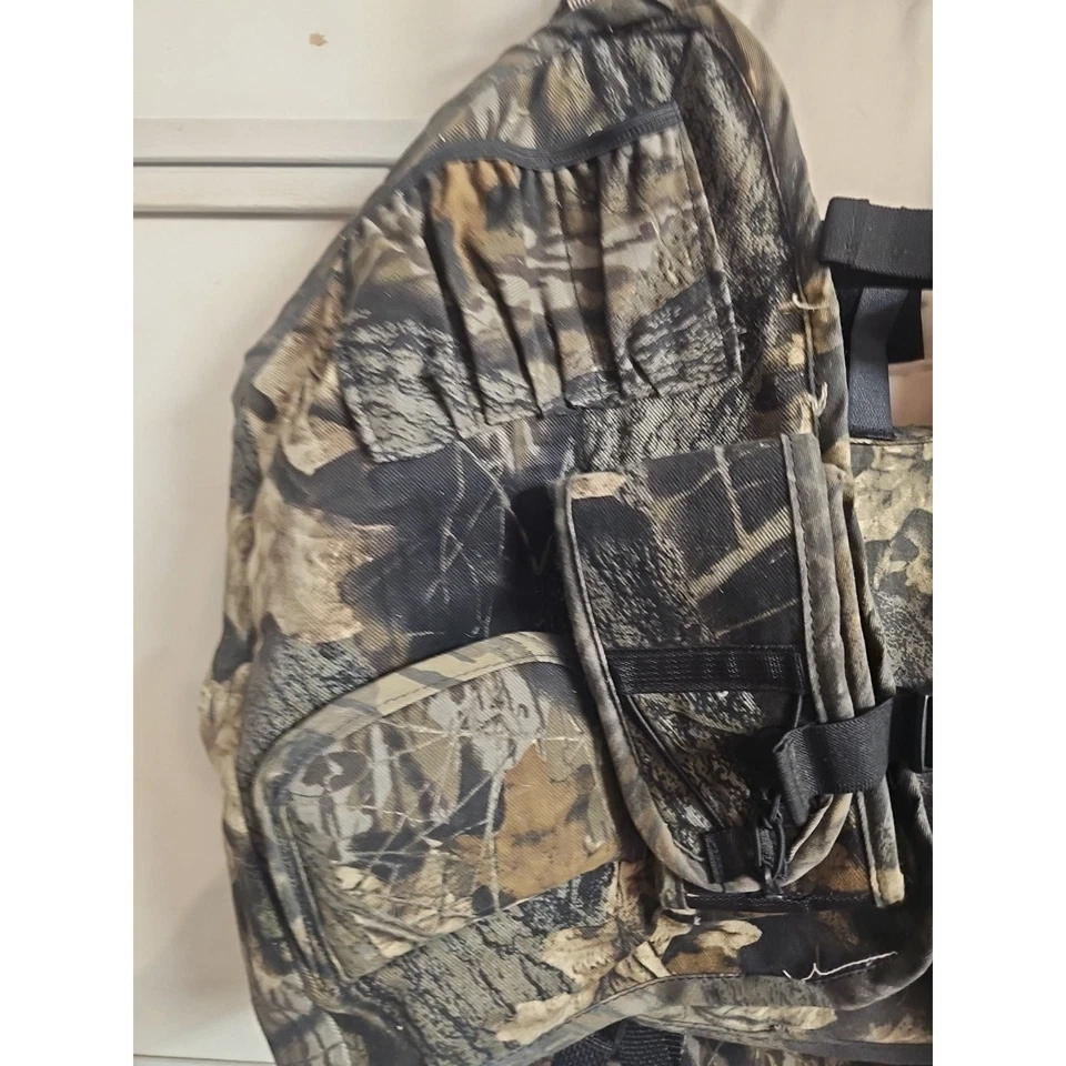 RARE Vintage Tarantulas Turkey Hunting Vest Camo W/ Ground Seat! Nice! XXLarge🔥 - Image 4 of 4